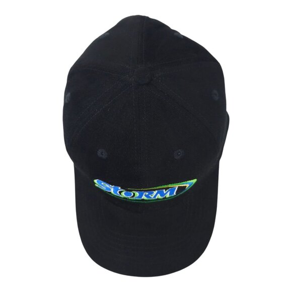 Select Storm Embroidered Logo Strapback Cap Brushed Cotton 90s Baseball Hat - Picture 6 of 14